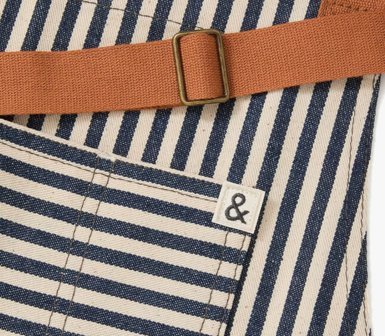 Hedley & Bennett The Essential Apron - Palm Striped Denim - Image 2