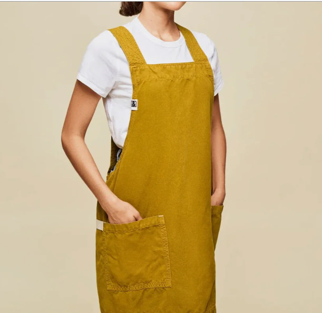 Hedley & Bennett The Smock Apron - Yuzu Yellow - Image 8
