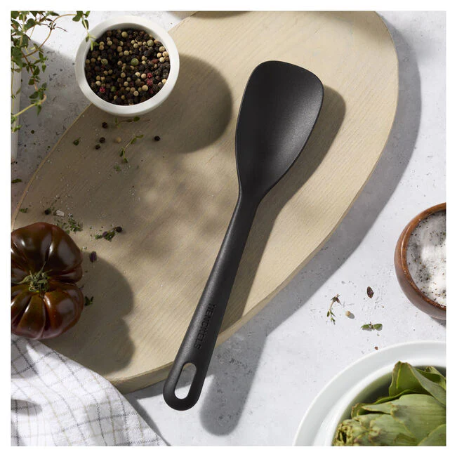 Henckels Silicone Onyx Serving Spoon Black - 28cm - Image 2