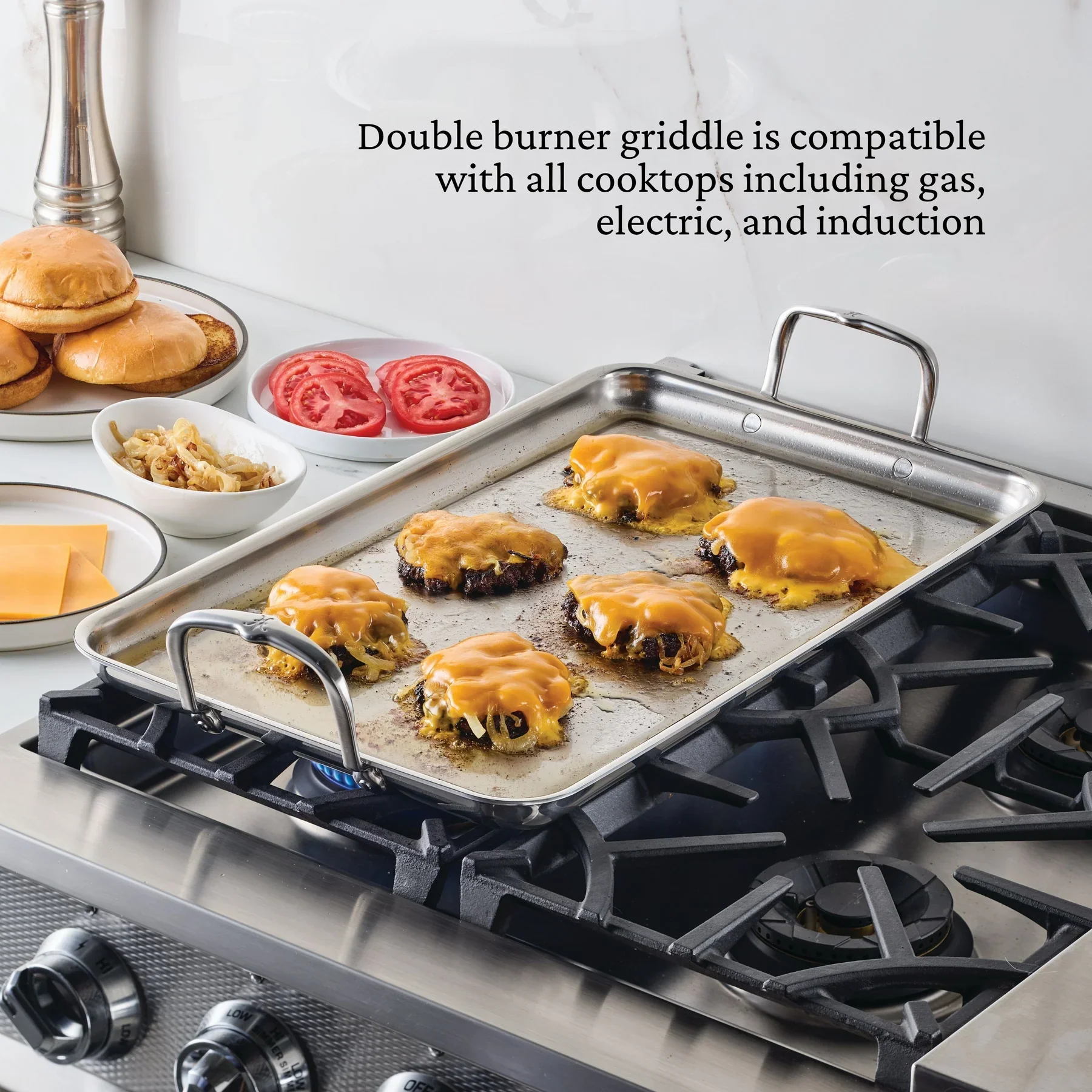 Hestan Provisions Double Burner Griddle - Image 3