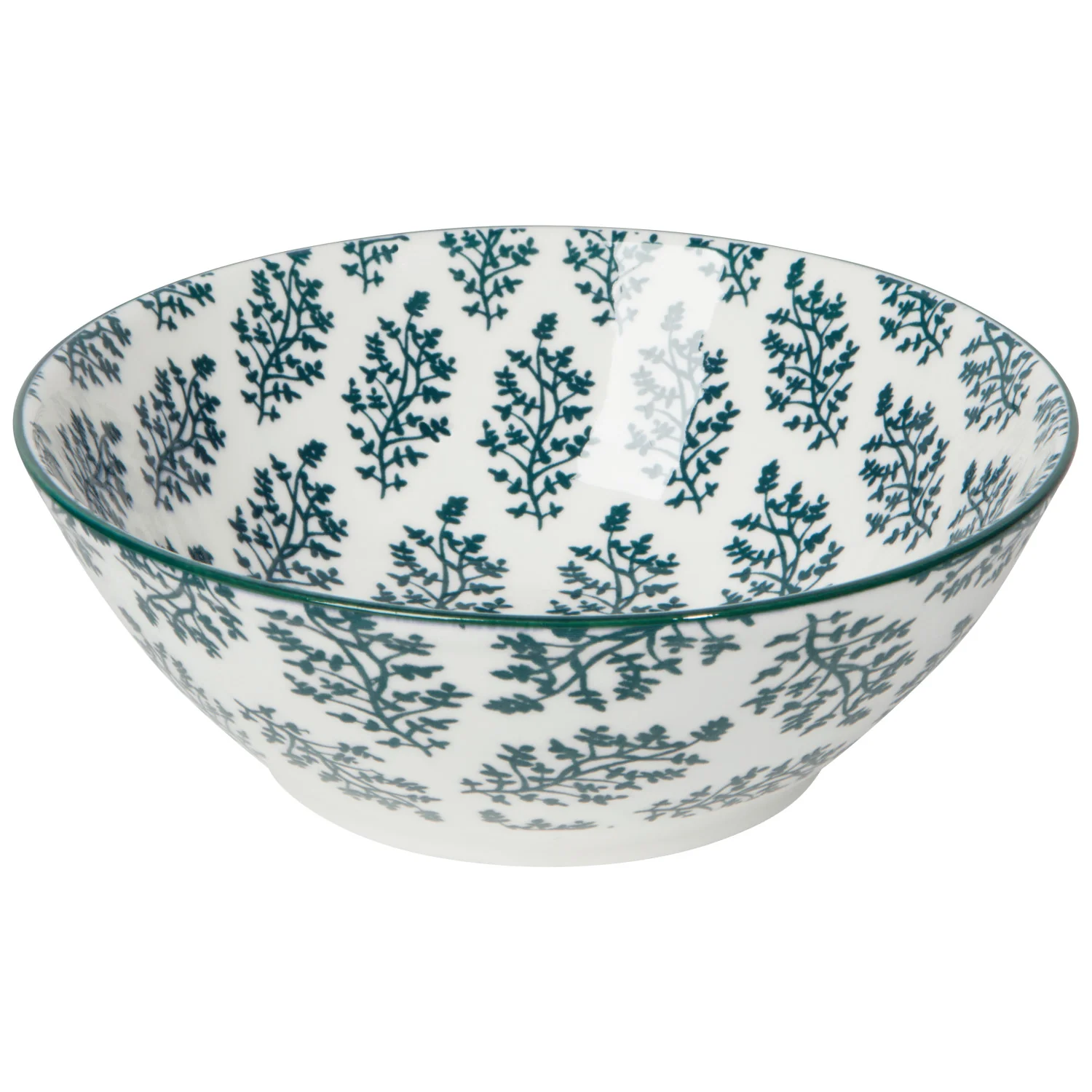 Imperial Fern Stamped Bowl - Medium 6.5"