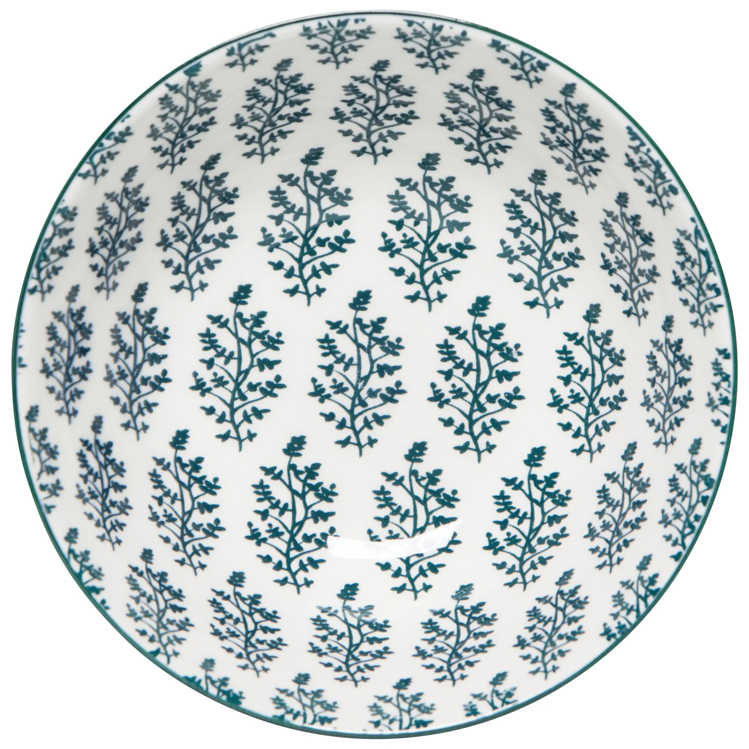 Imperial Fern Stamped Bowl - Medium 6.5" - Image 2