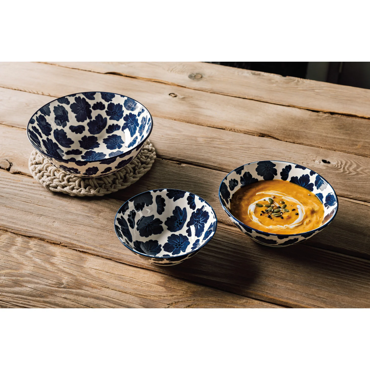 Imperial Flori Stamped Bowl - Large 8" - Image 3