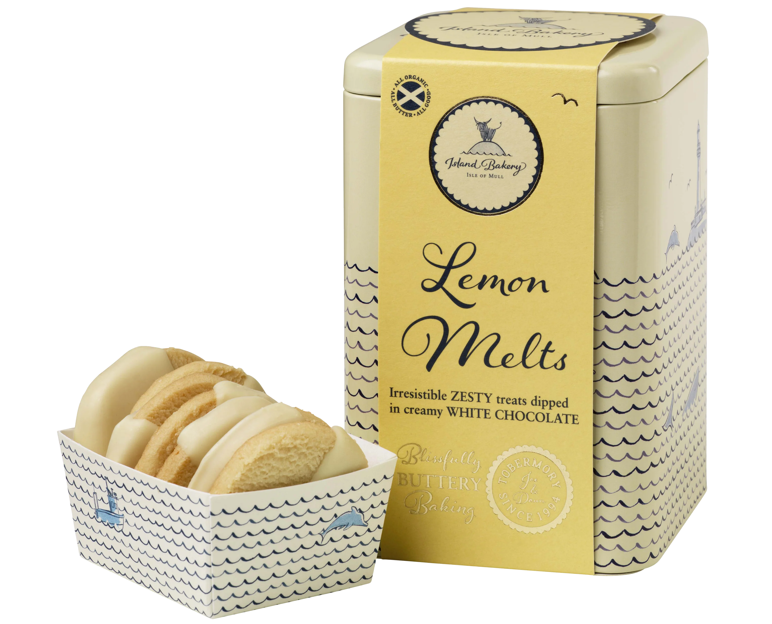 Island Bakery Lemon Melts Tin (180g) - Image 2