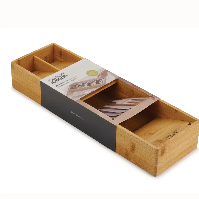 Joseph Joseph Bamboo Compact Cutlery Organizer - Image 4