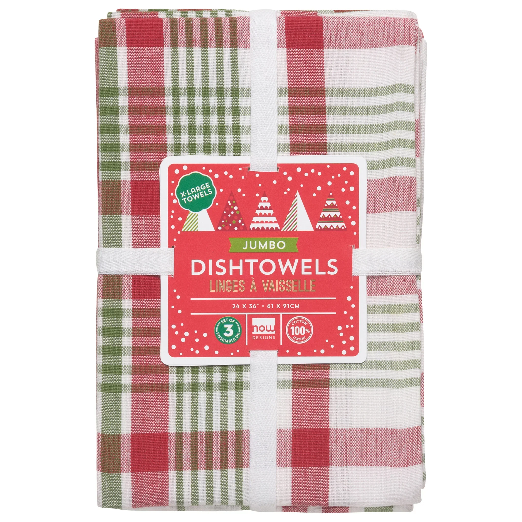 Jumbo Tea Towel Set/3 - Holiday - Image 3