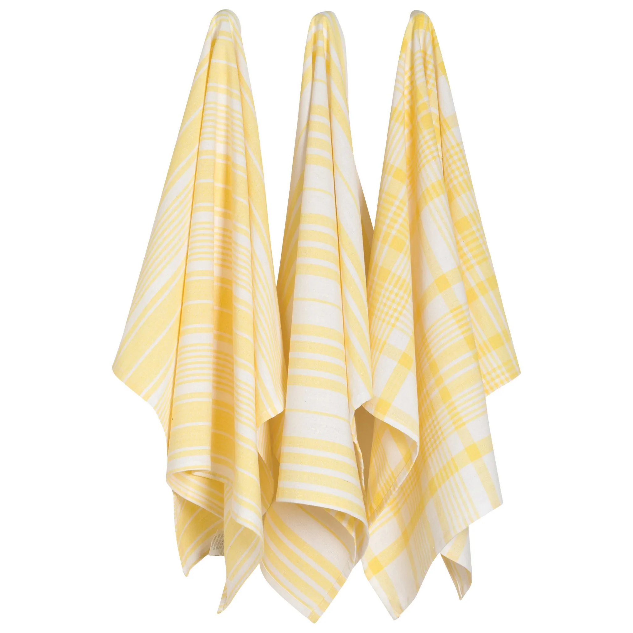 Jumbo Tea Towels Set/3 - Lemon Yellow