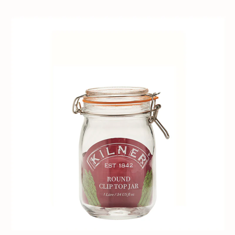 Kilner Round Clip Top Jar - 1 Litre - Image 5