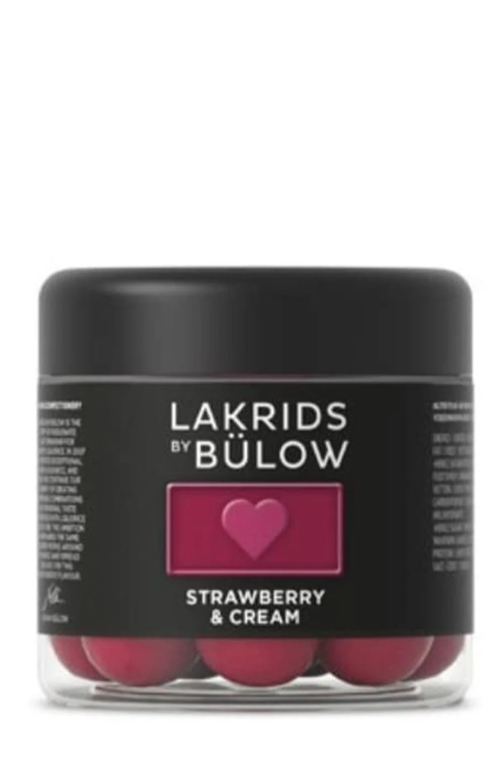 Lakrids by BĂŒlow Strawberry & Cream Liquorice small - 125g