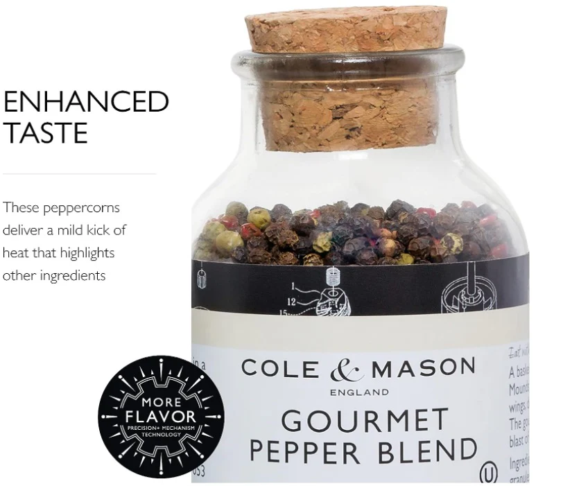 Cole & Mason Large Gourmet Peppercorns - Image 3