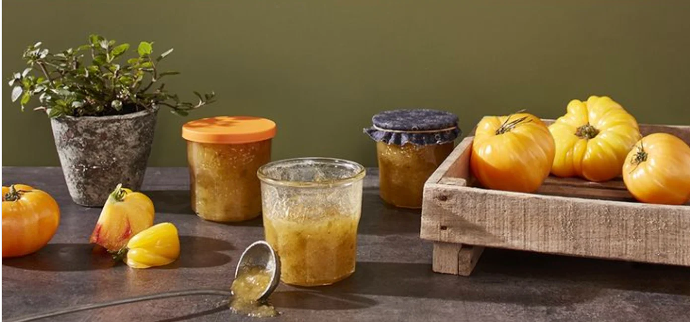 Le Parfait Jam Jar w/Orange Lid Small - Image 4