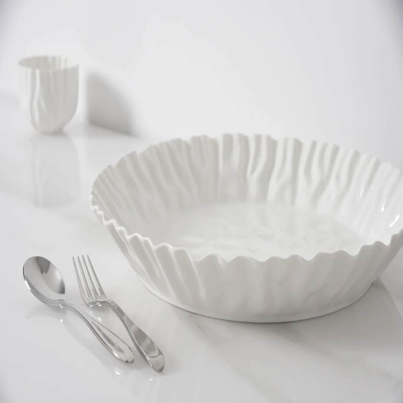 Mascali Bianca Round Deep Server - Image 4