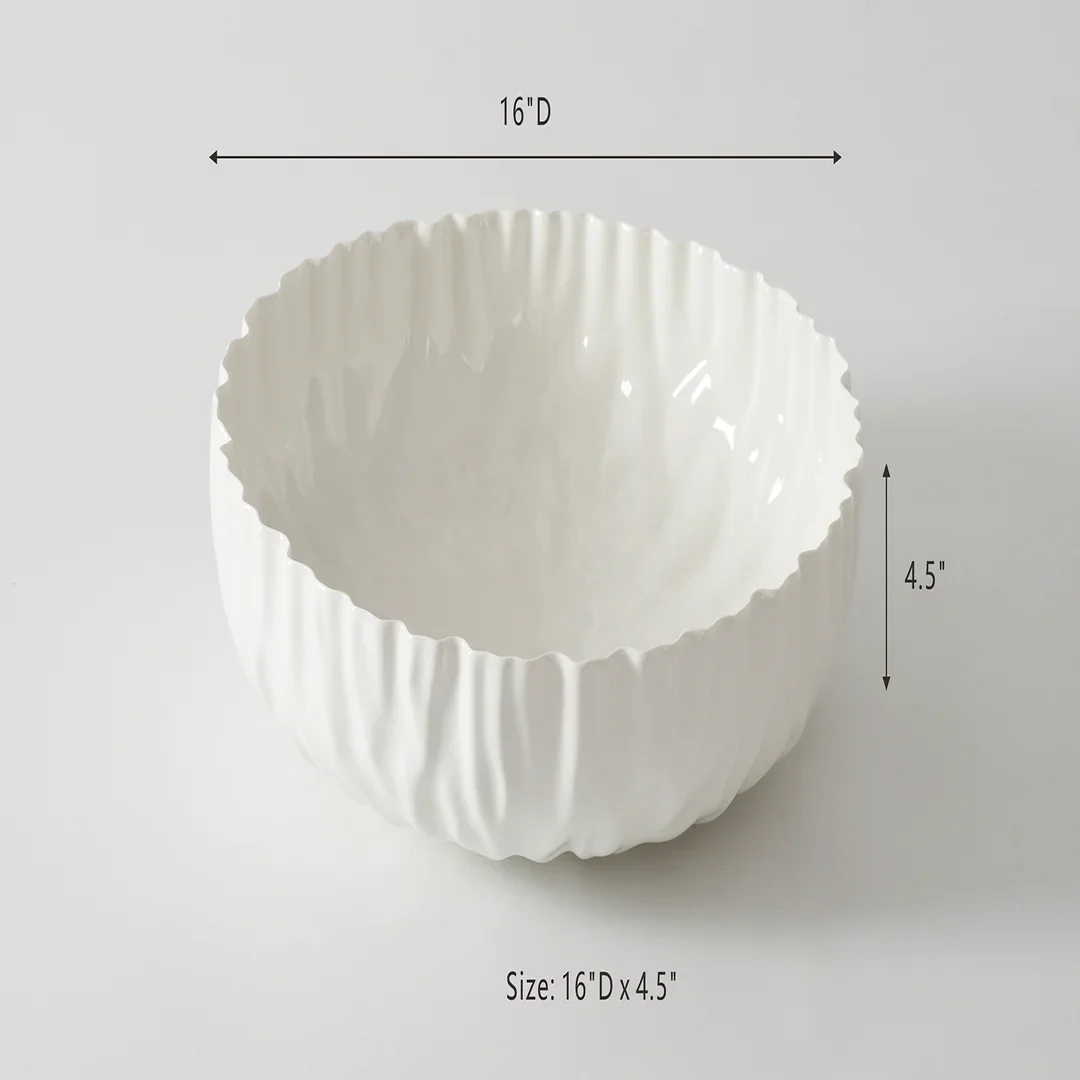 Mascali Bianca XL Shallow Bowl - Image 2