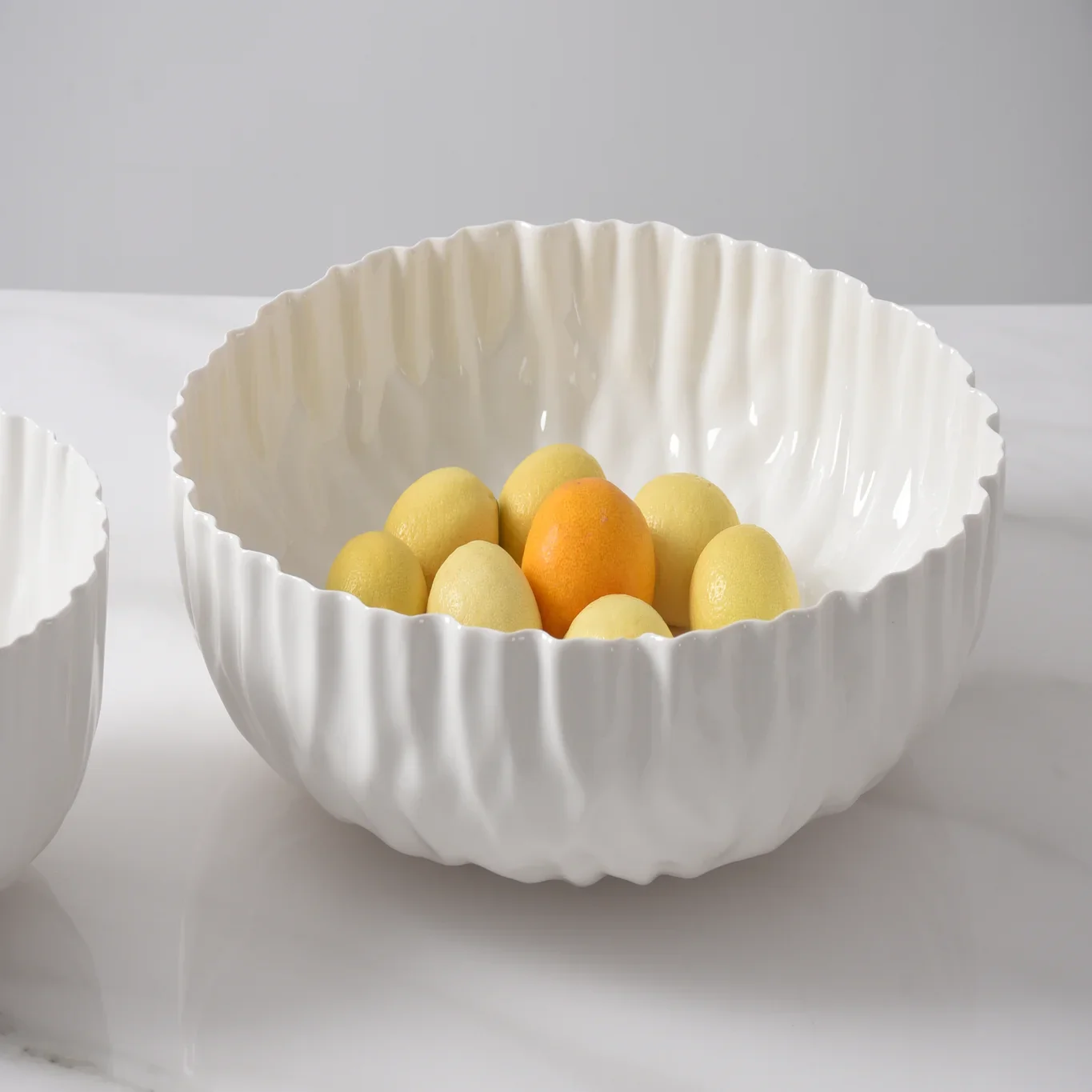 Mascali Bianca XL Shallow Bowl - Image 3