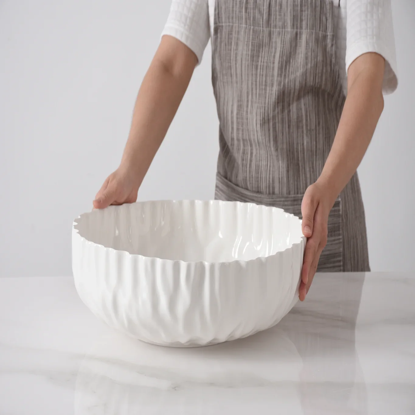 Mascali Bianca XL Shallow Bowl - Image 6
