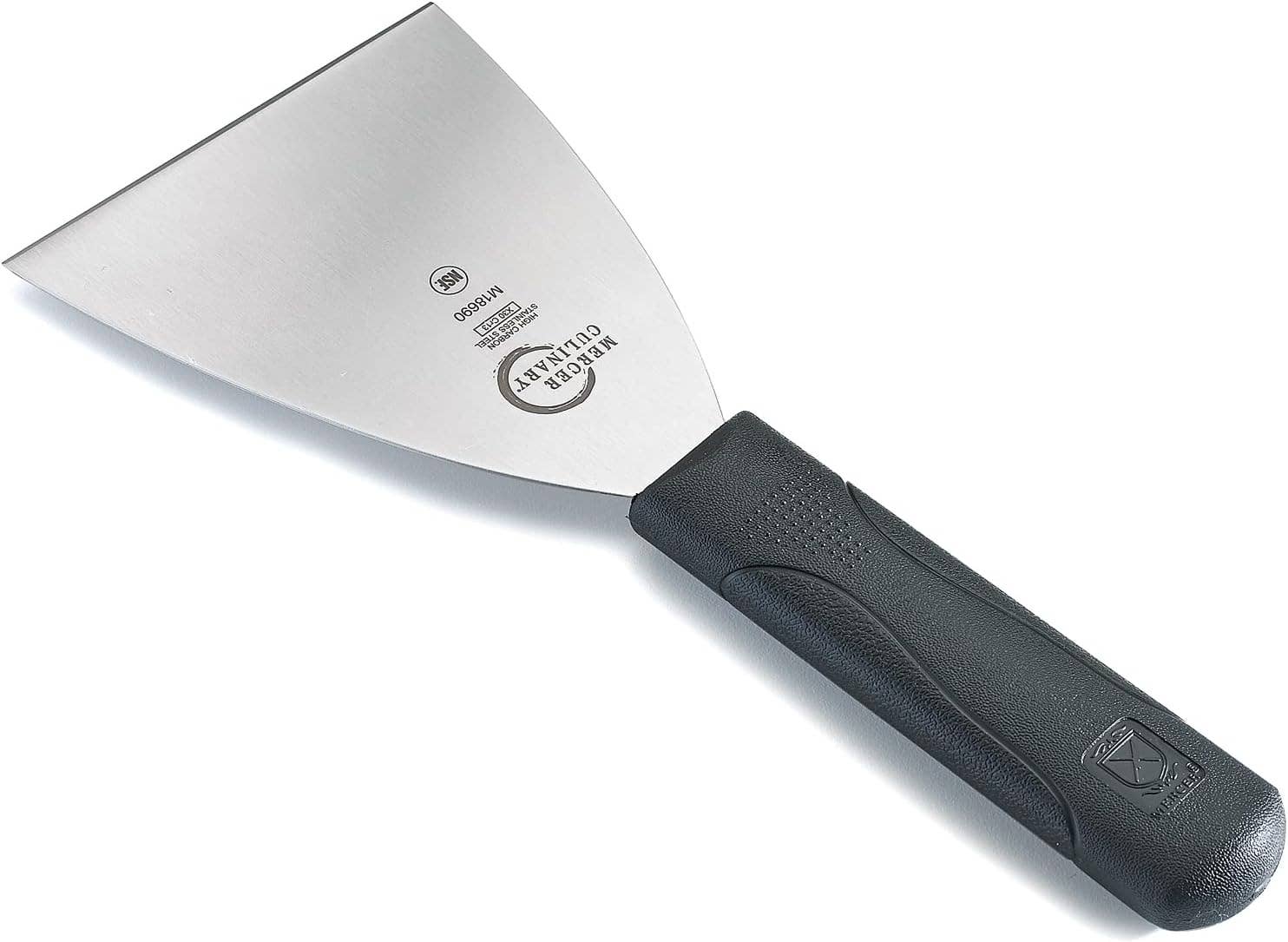 Mercer Millennia Grill Scraper 4"x 4-1/2" Blade Black