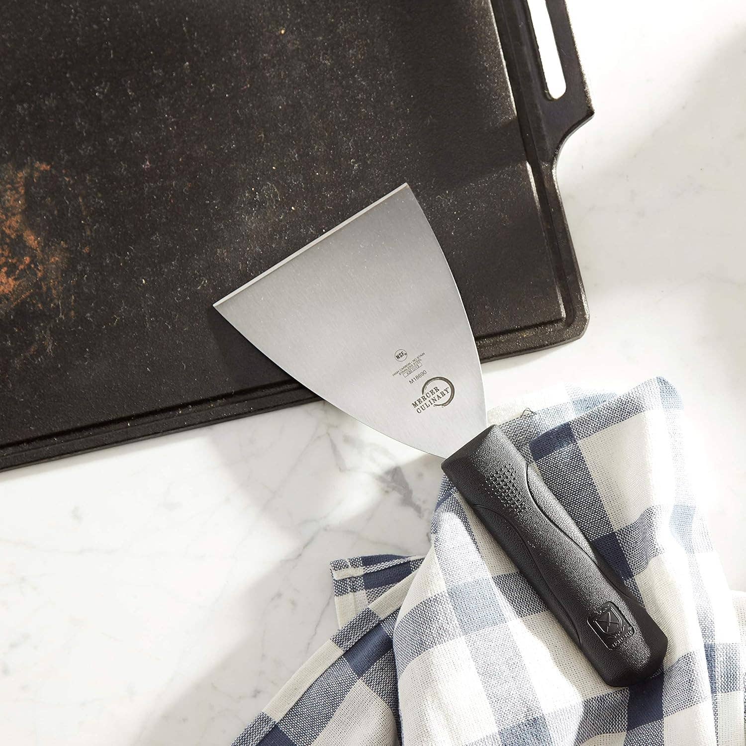 Mercer Millennia Grill Scraper 4"x 4-1/2" Blade Black - Image 8