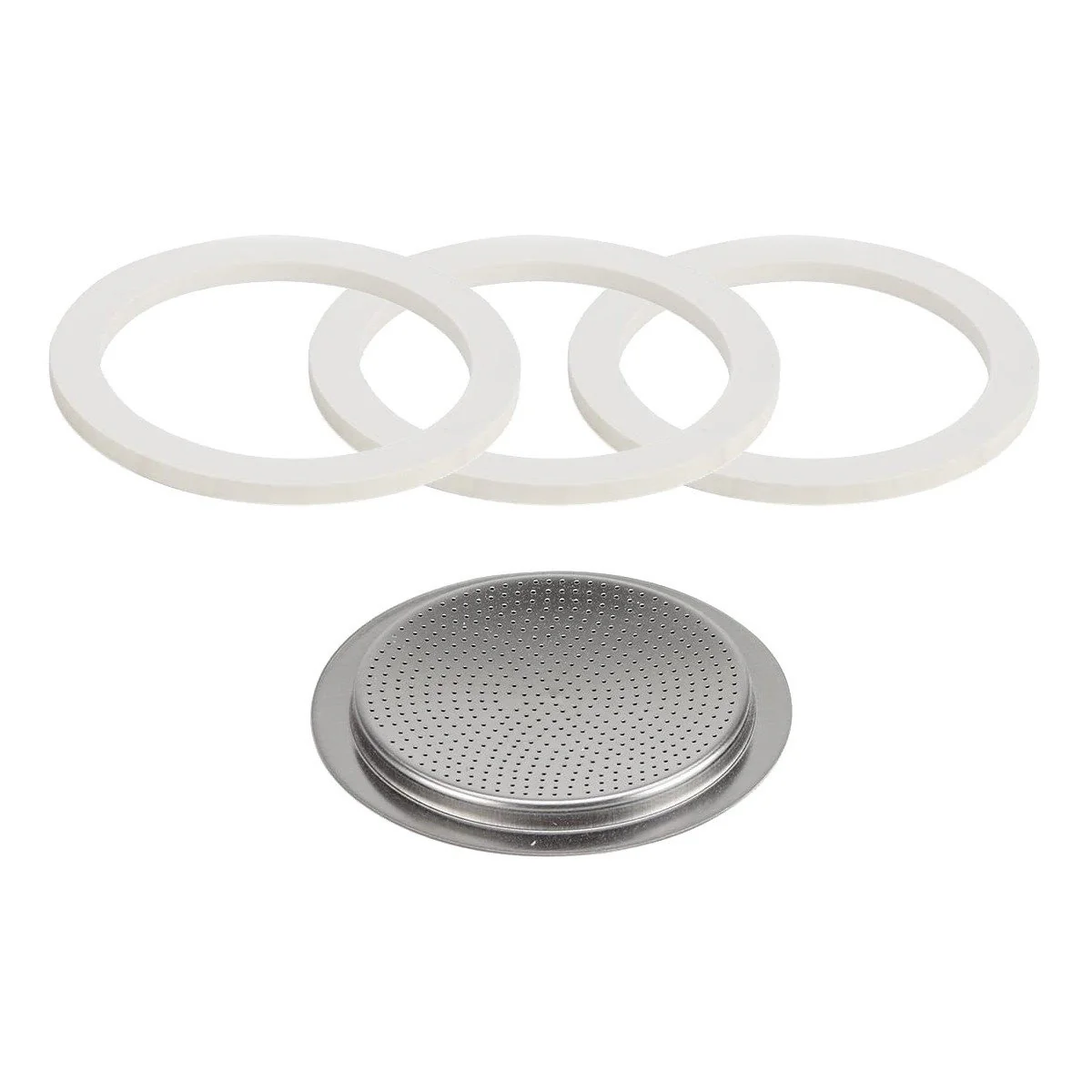 Moka Express 1-Cup Gasket/Filter Set (3/1)