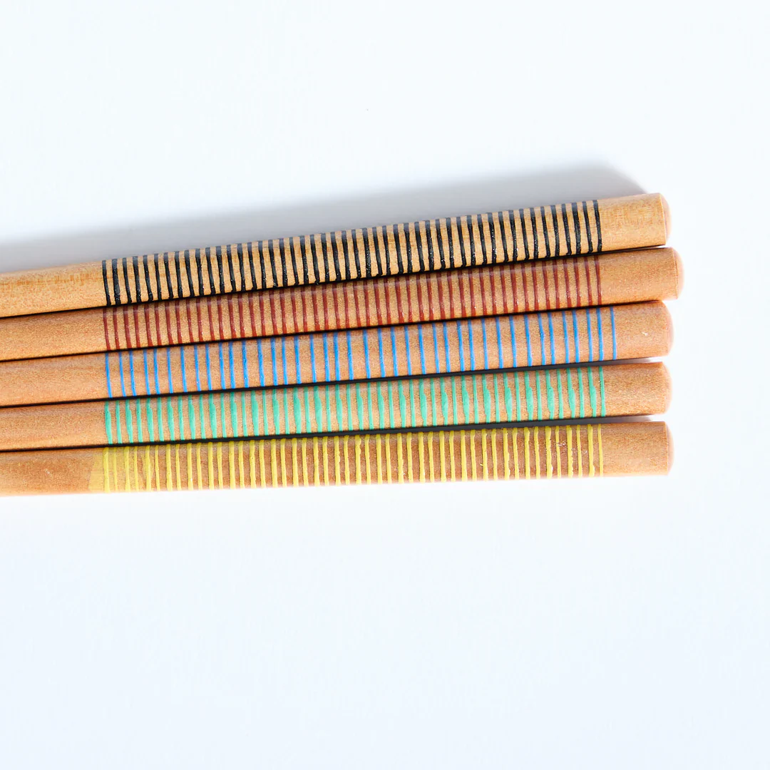 Multi Stripe Chopsticks - Pack of 5 - Image 3
