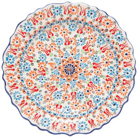 Multi White Large Evani Plate 12”