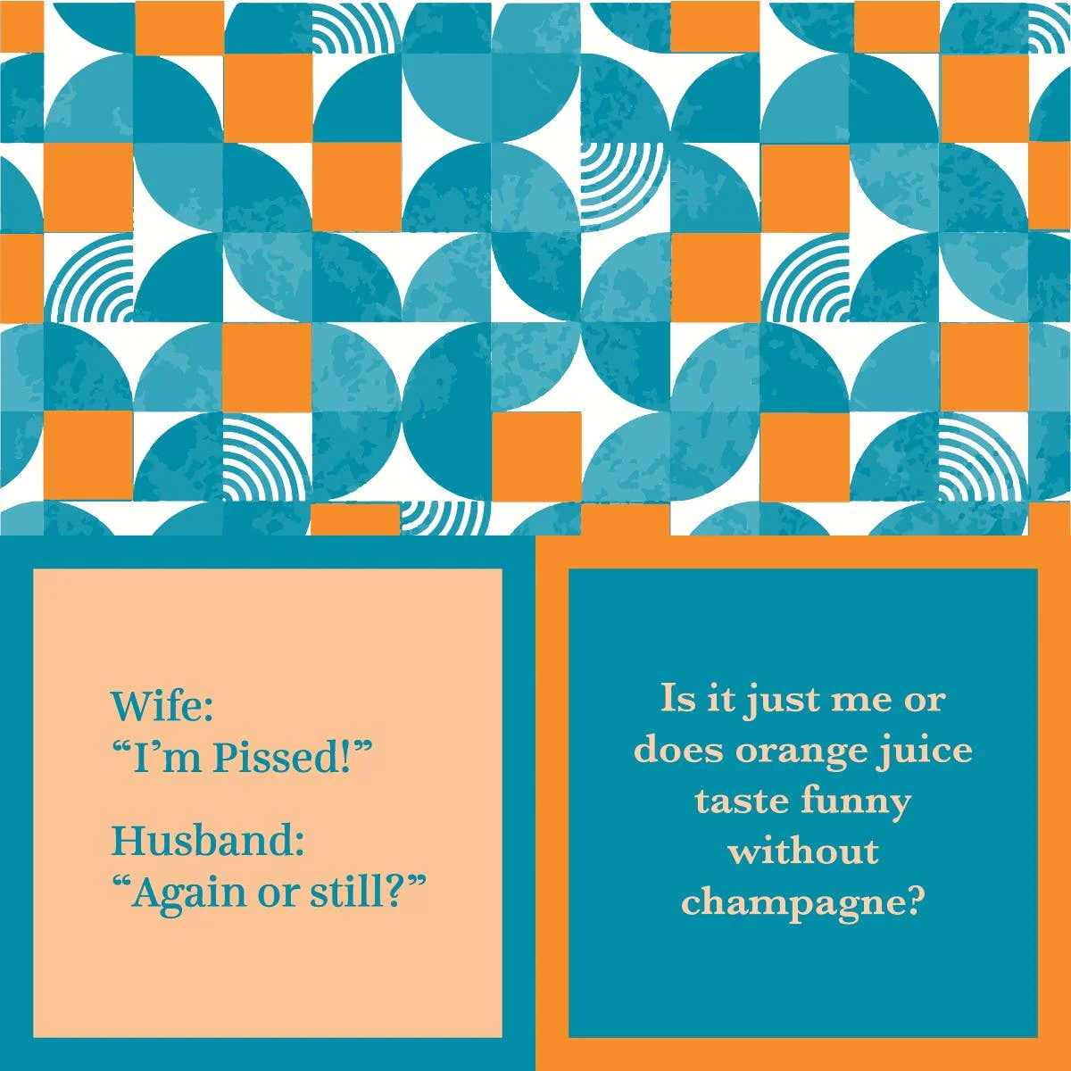 Napkin: Pissed/Orange Juice