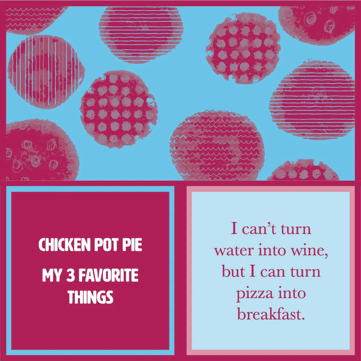 Napkin: Pizza for Breakfast
