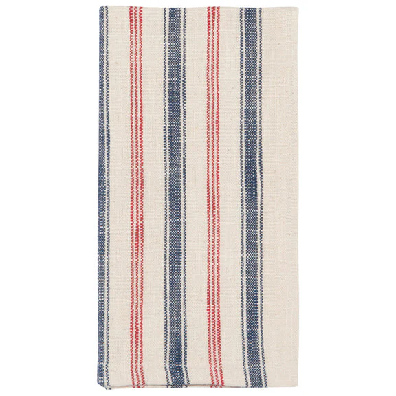 Napkin Set/4 - Heirloom - French Stripes Bastien - Image 8