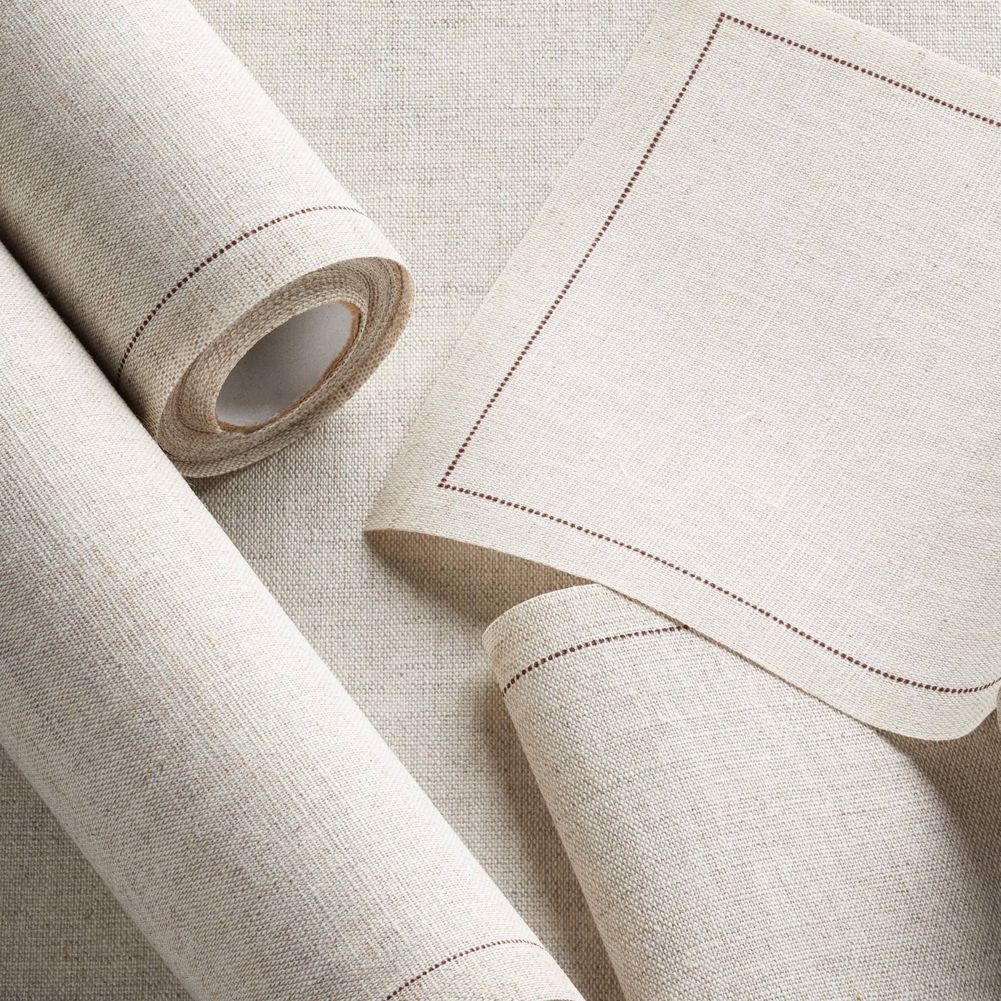 Natural Linen Placemats 12 Units - Image 3
