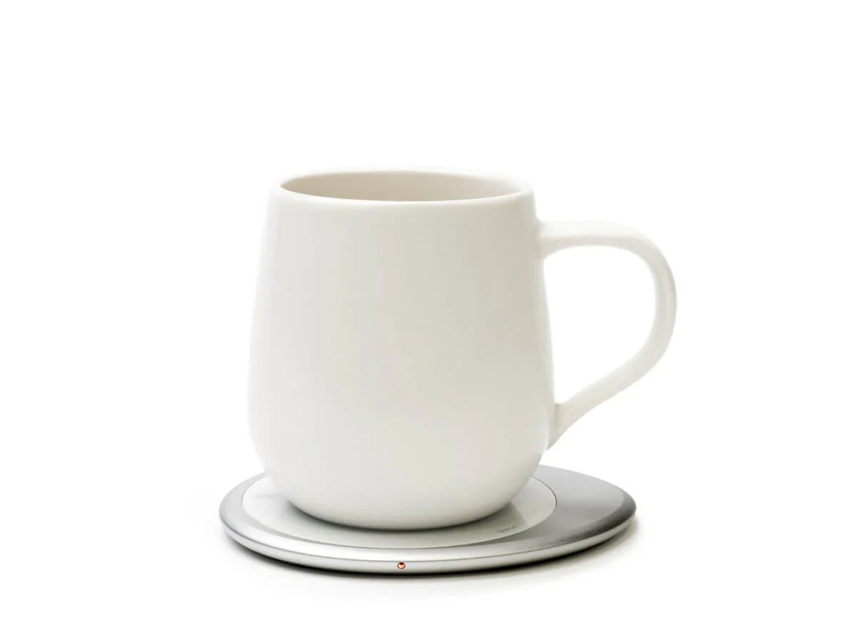 OHOM Ui 3 Self-Heating Mug Set - Jasmine White