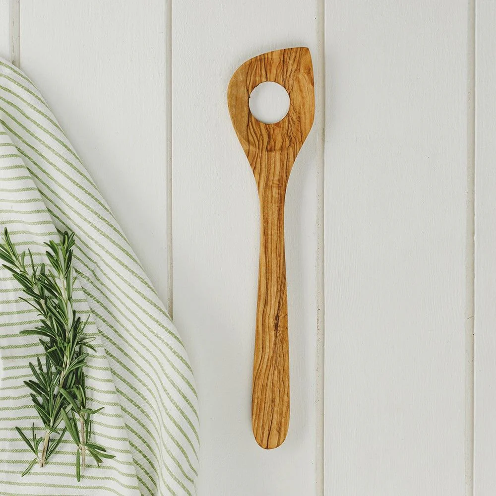 Olive Wood - Risotto Spoon 30cm - Image 2