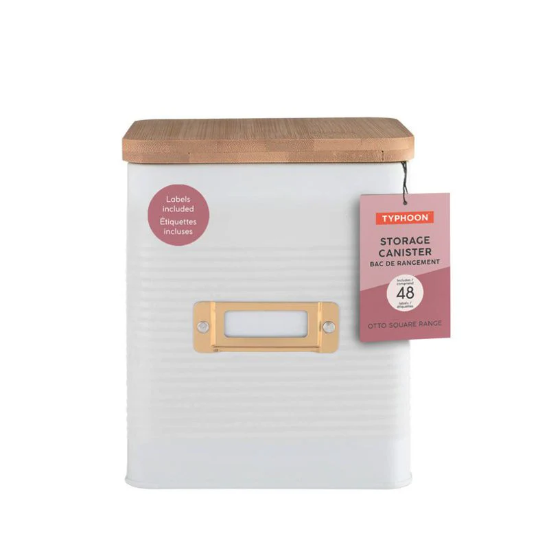 OTTO Square Storage Canister 2.7L - White - Image 2