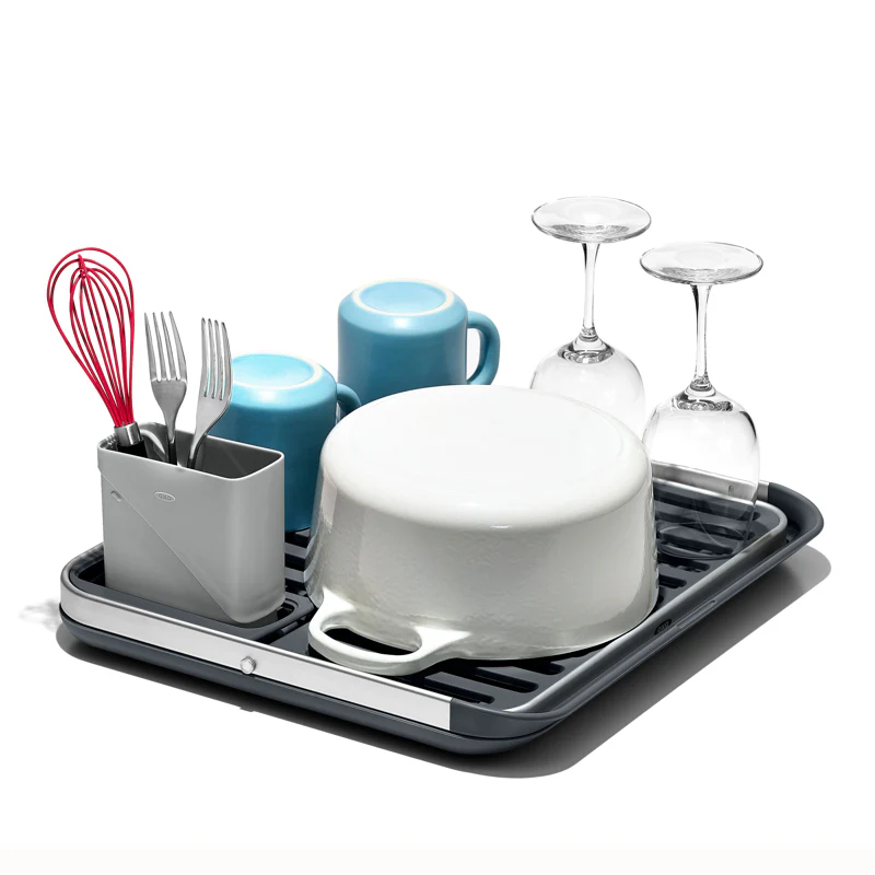 OXO Aluminum Folding Dish Rack - Image 2