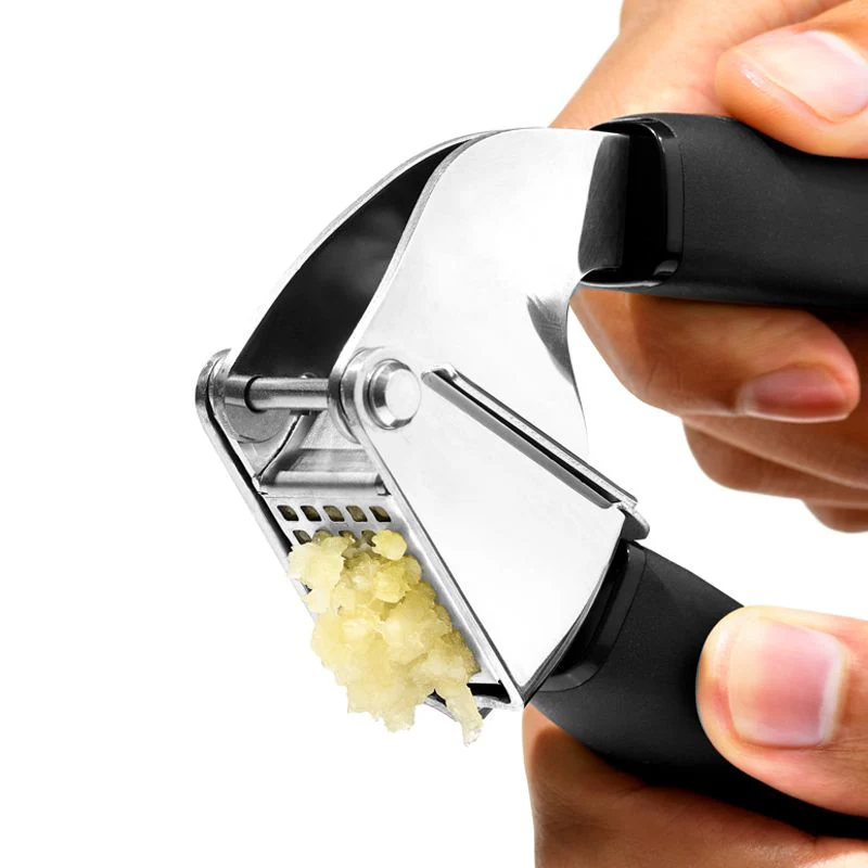 OXO Garlic Press - Stainless Steel - Image 3