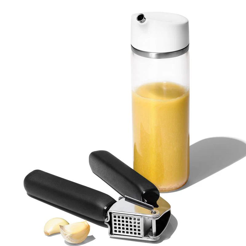 OXO Garlic Press - Stainless Steel - Image 4