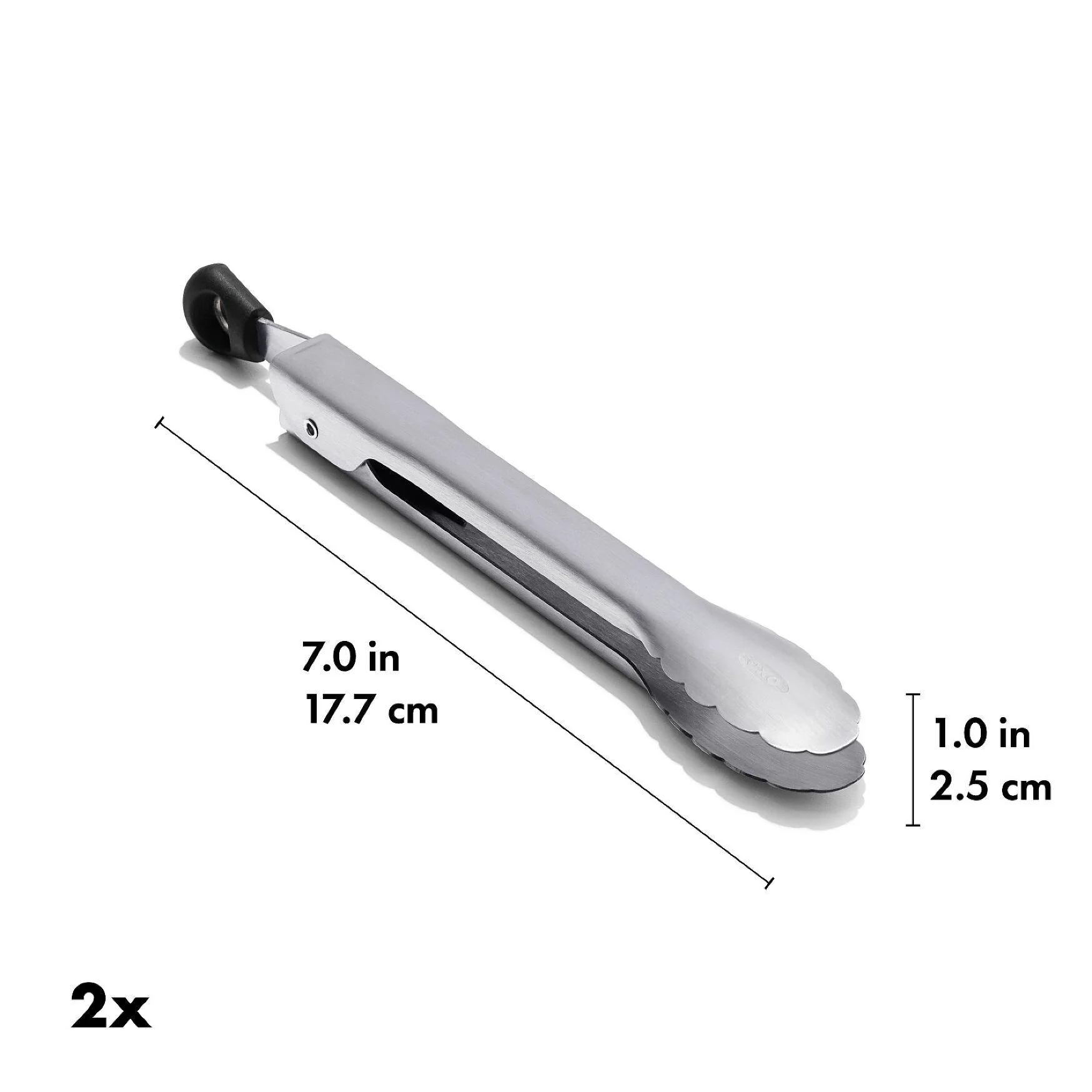 OXO Mini Locking Tongs Set of 2 - 7" - Image 5