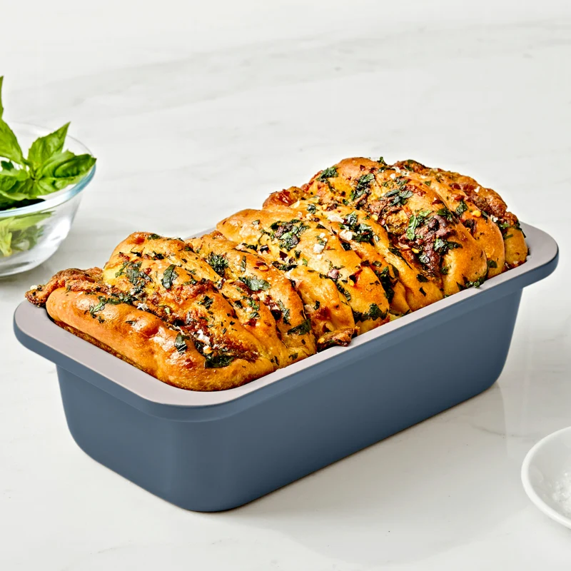OXO Non-Stick Pro Ceramic Coated Metal Bakeware 1Lb Loaf Pan – Storm Blue - Image 5
