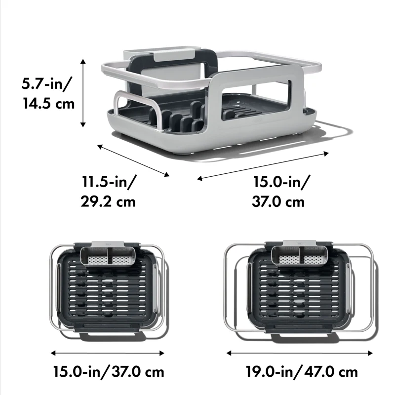 OXO Over-the-Sink Dish Rack - Image 7