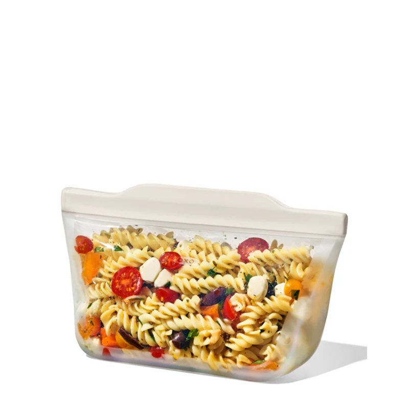 OXO Reusable Stand-Up Bag - Oat White (32oz)