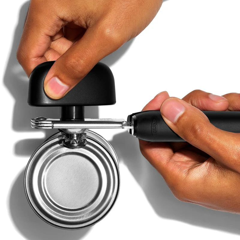 OXO Soft-Handled Can Opener - Black - Image 3