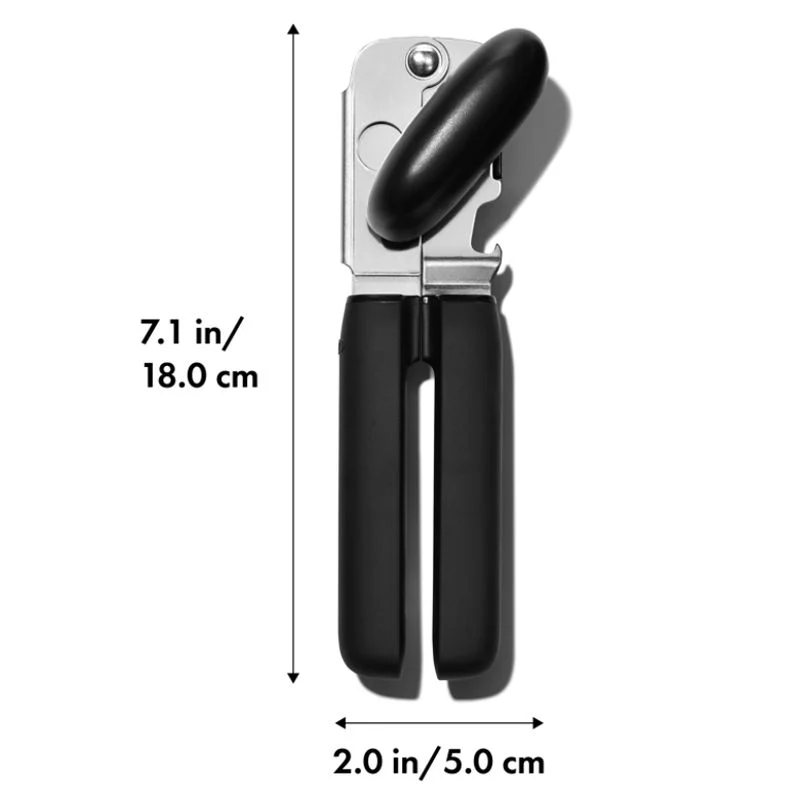 OXO Soft-Handled Can Opener - Black - Image 7