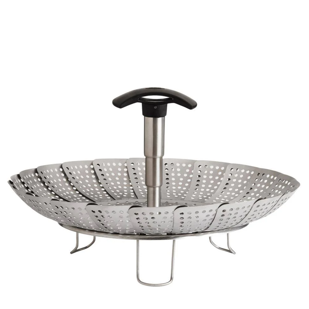 OXO Stainless Steel Steamer with Extendable Handle - 8"