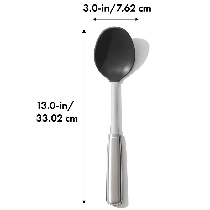 OXO Steel Silicone Cooking Spoon - Image 4