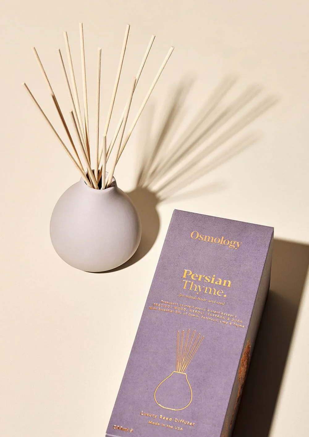 Persian Thyme 7 fl oz Reed diffuser - Neroli Saffron and Oudh (40% off at checkout) - Image 2