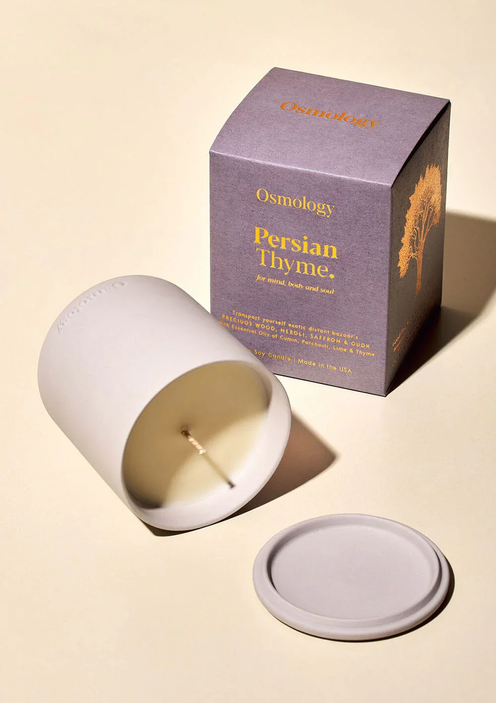 Persian Thyme Scented 9.8 oz Candle - Neroli Saffron and Oudh (40% off at checkout) - Image 2