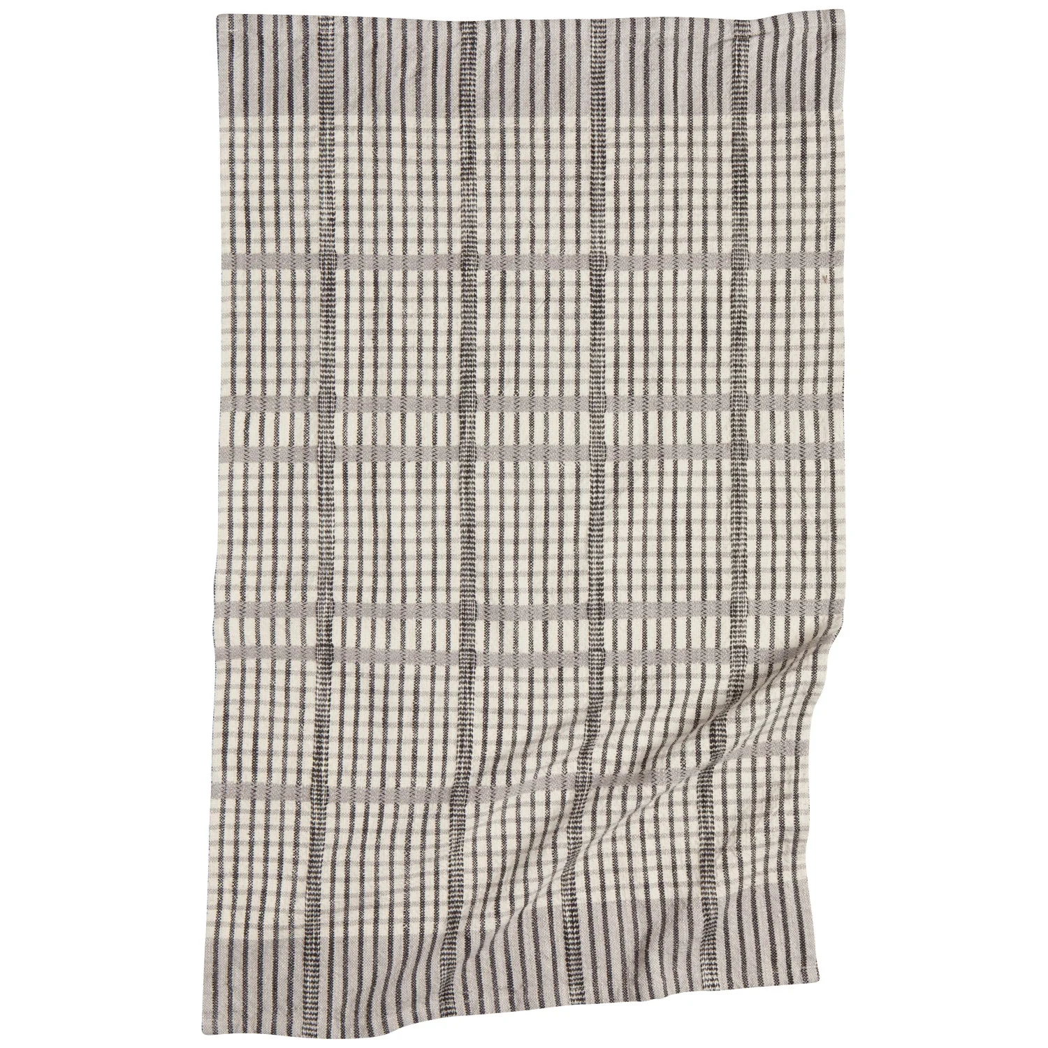 Pewter Finley Check Dishtowels Set of 2 - Image 4