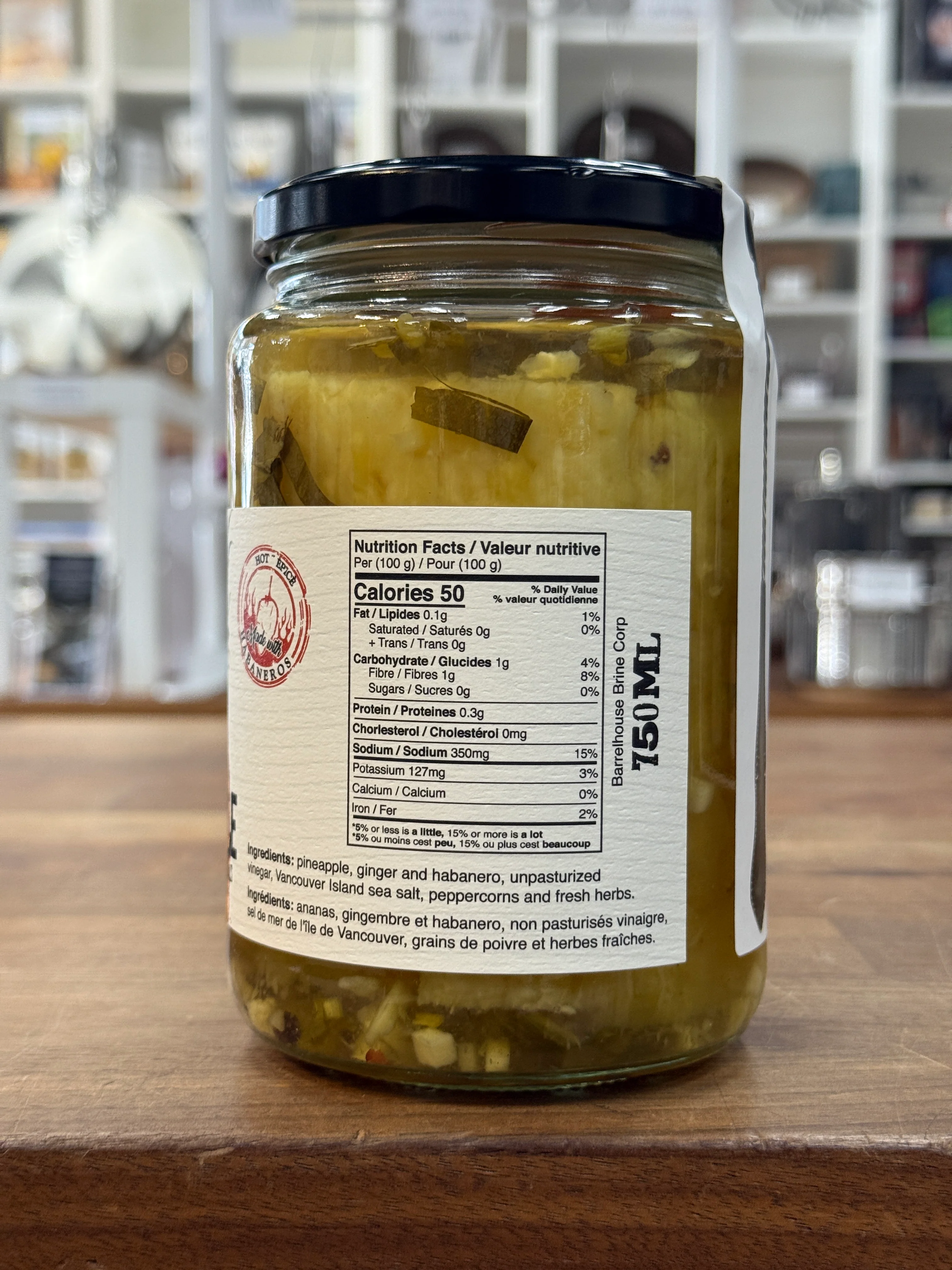PickleBaron Pickled Pineapple 750ml - Image 2