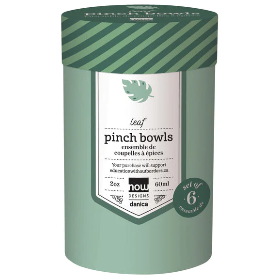Pinch Bowl Set/6 - Leaf - Image 6