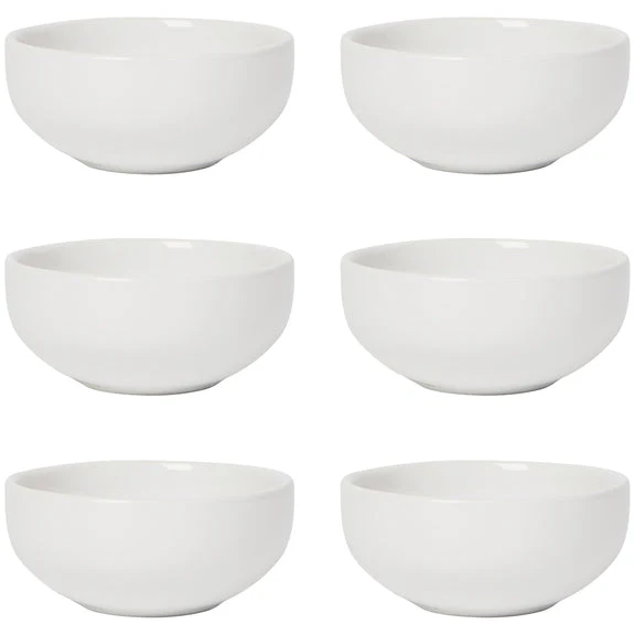 Pinch Bowl Set/6 - White