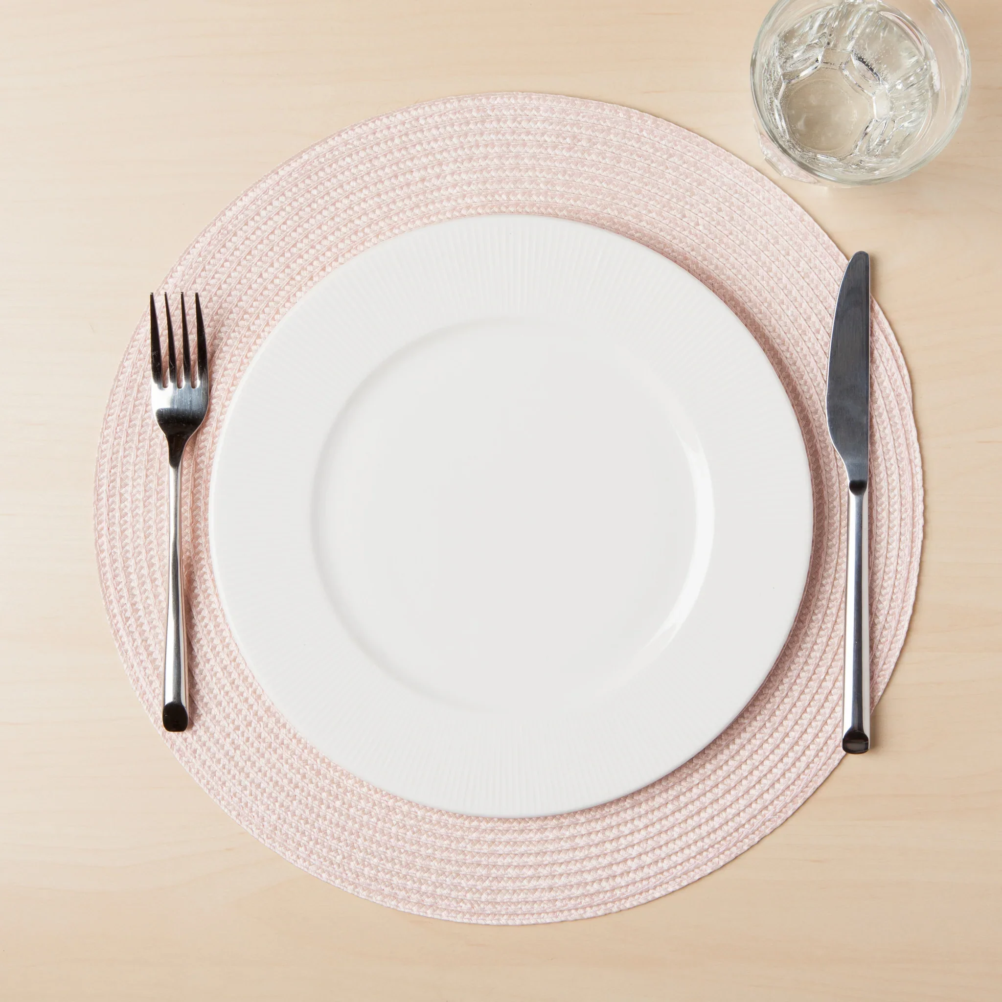 Placemat - Disko Shell Pink Round - Image 3