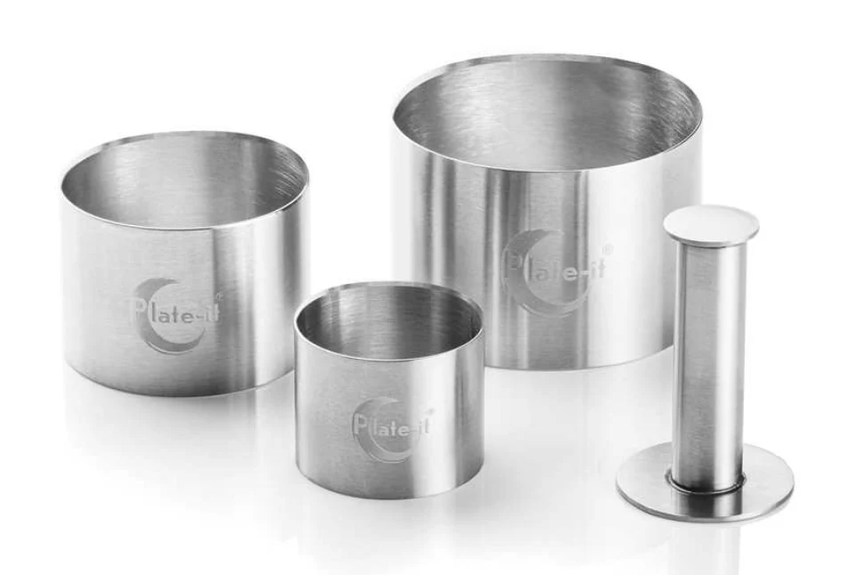 Plate-it 4-Piece Garnish Rings Set (S/S)